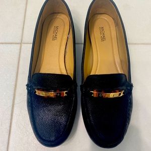 Michael Kors flat black shoes size 7.5 hardly used